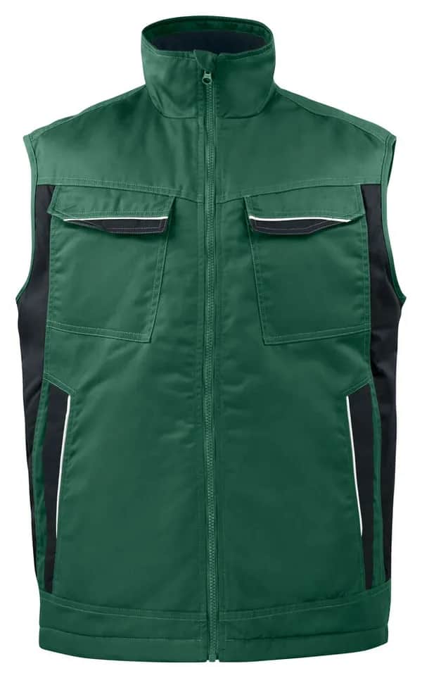 5704 GEFÜTTERTE WESTE - Waldgrün