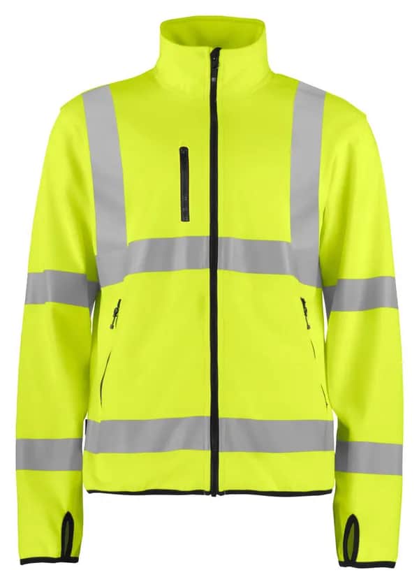 6105 LEICHTE SOFTSHELL JACKE EN ISO 20471 KLASSE 3 - Gelb/Schwarz