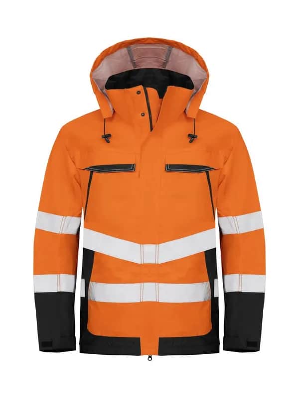 6440 FUNKTIONSJACKE EN ISO 20471 KLASSE 3 - Orange/Schwarz