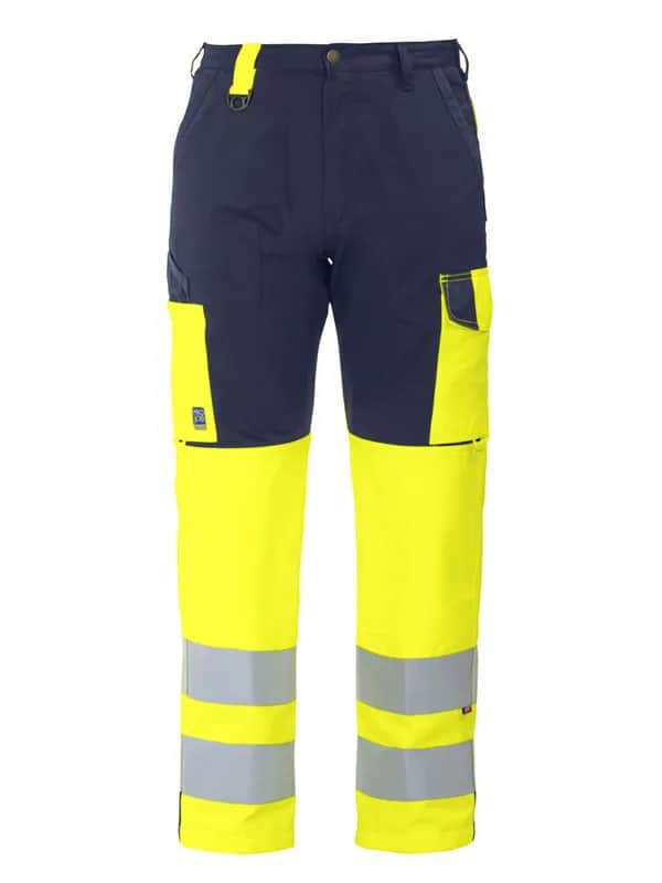 6501 ARBEITSHOSE EN ISO 20471 KLASSE 2 - Gelb/Marine