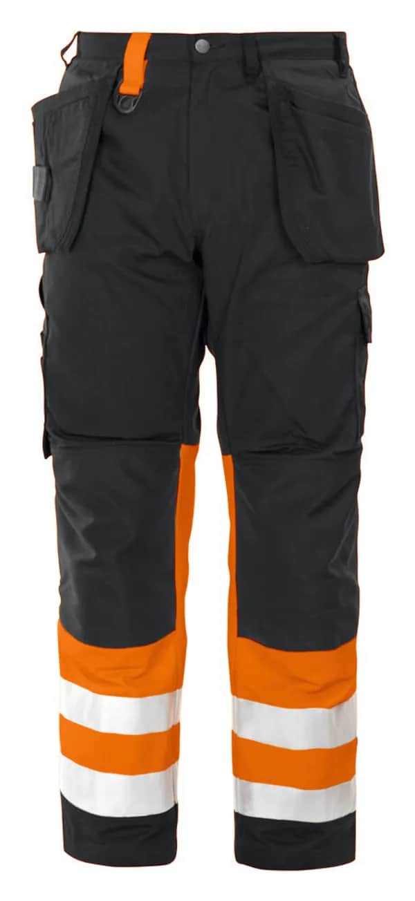 6502 ARBEITSHOSE EN ISO 20471 KLASSE 1 - Orange/Schwarz