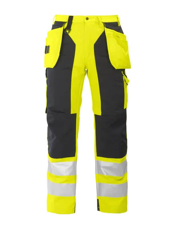 6506 ARBEITSHOSE EN ISO 20471 KLASSE 2 - Gelb/Schwarz