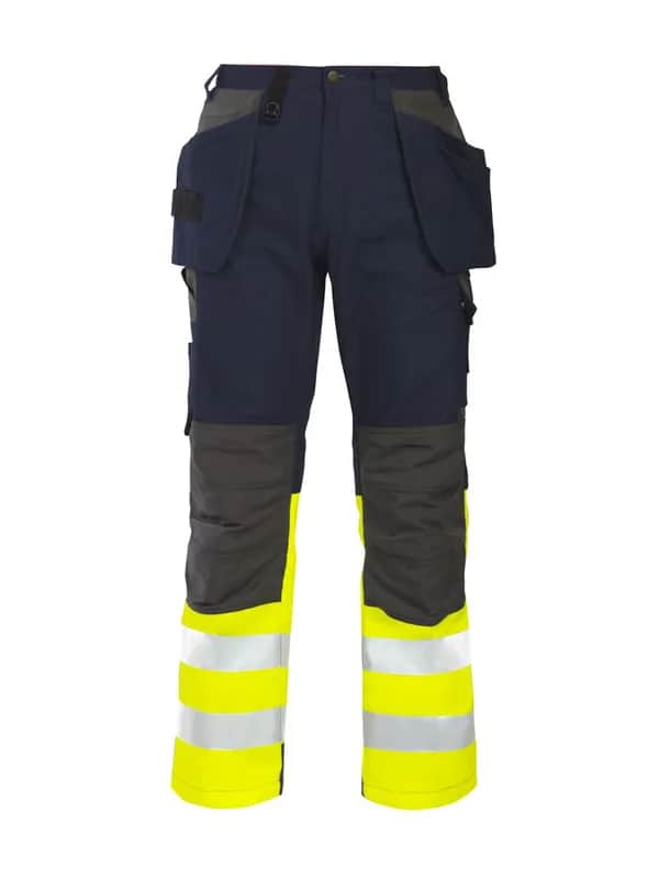 6522 ARBEITSHOSE EN ISO 20471 KLASSE 1 - Gelb/Marine