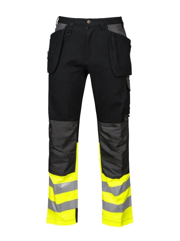 6522 ARBEITSHOSE EN ISO 20471 KLASSE 1 - Gelb/Schwarz