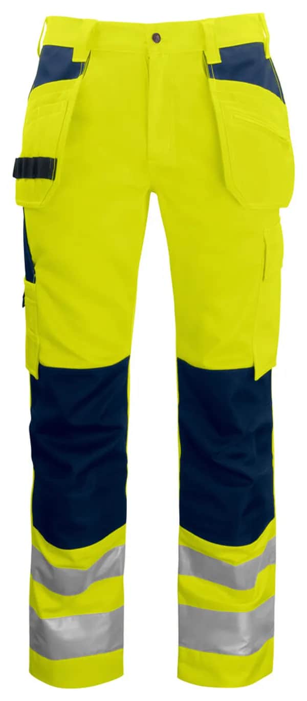 6531 ARBEITSHOSE EN ISO 20471 KLASSE 2 - Gelb/Marine