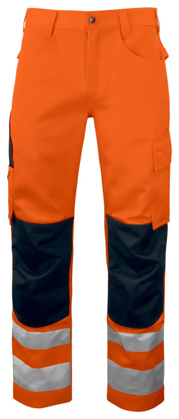 6532 ARBEITSHOSE EN ISO 20471 KLASSE 2 - Orange/Schwarz