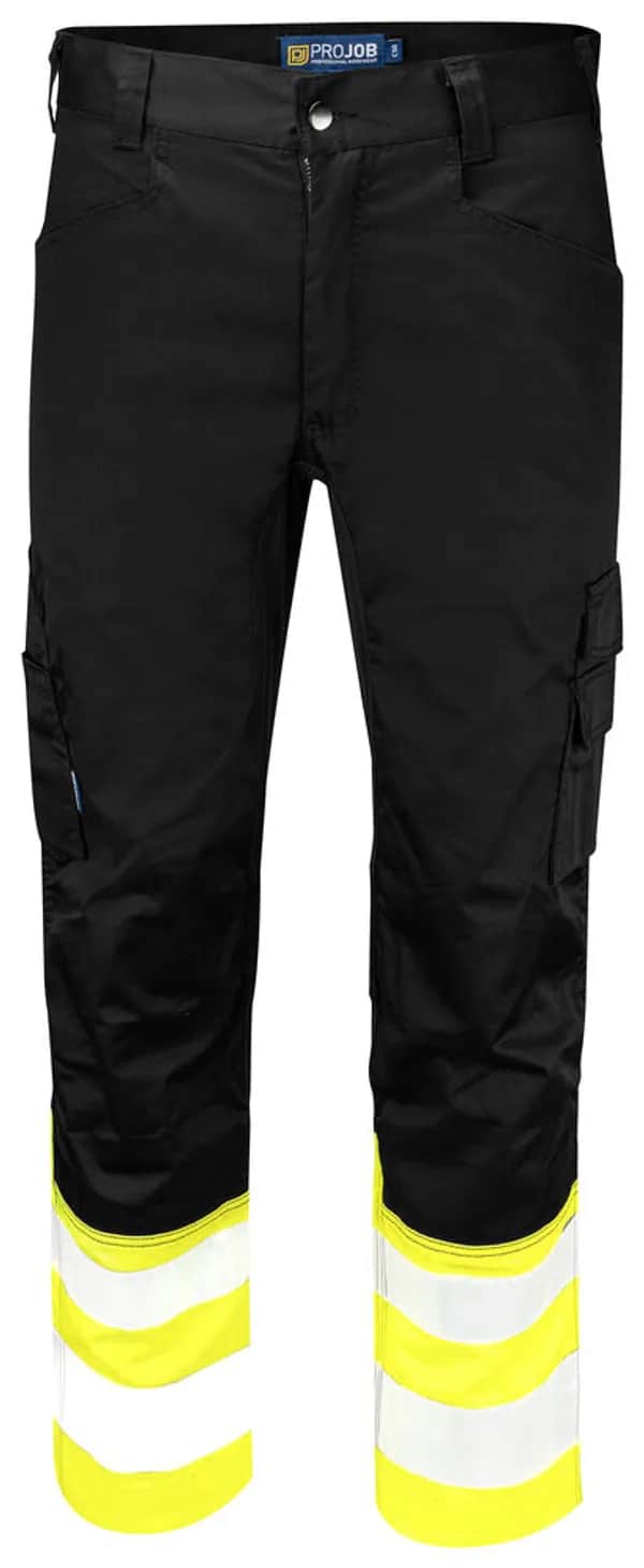6537 SERVICEHOSE STRETCH EN ISO 20471 KLASSE 1 - Gelb/Schwarz