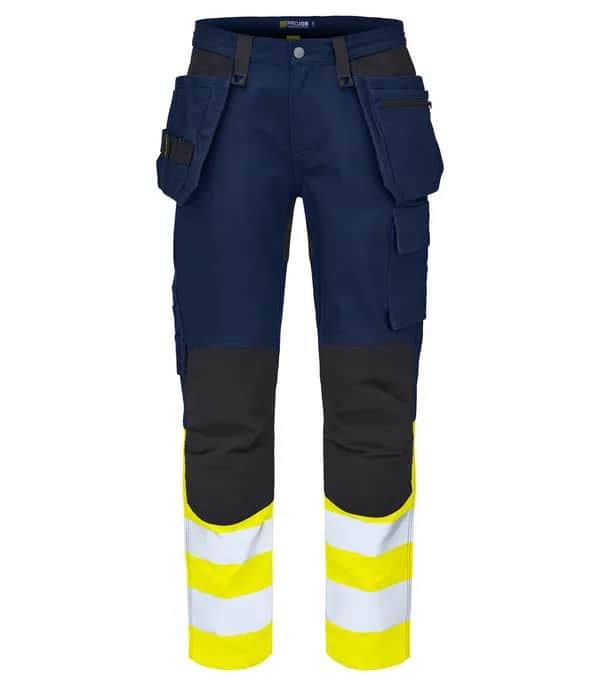 6560 ARBEITSHOSE EN ISO 20471 KLASSE 1 - Gelb/Marine
