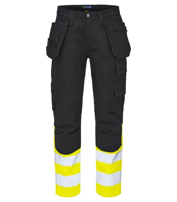 6560 ARBEITSHOSE EN ISO 20471 KLASSE 1 - Gelb/Schwarz