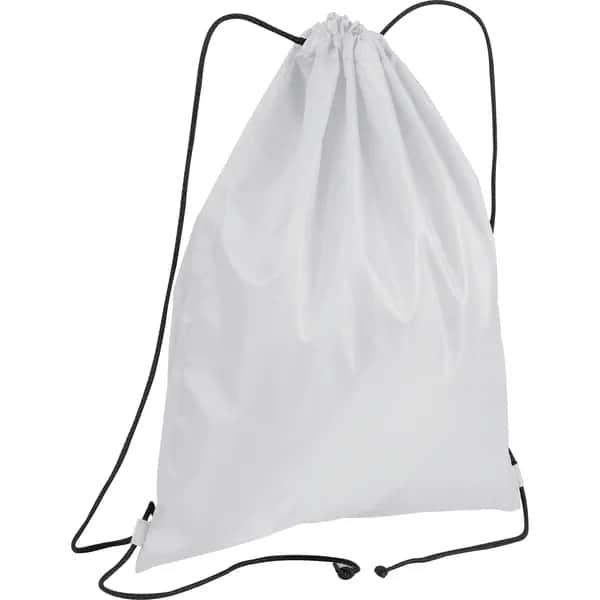 Gymbag aus recyceltem Polyester WANDA - weiss
