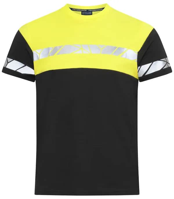 7001 T-SHIRT - Schwarz/Gelb