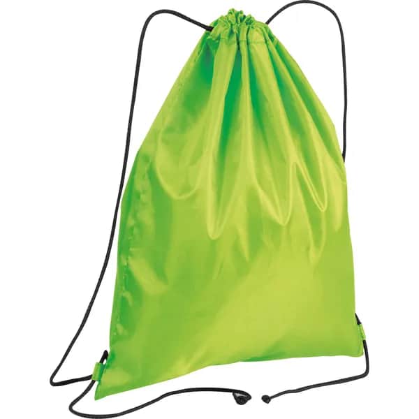 Gymbag aus recyceltem Polyester WANDA - apfelgrün