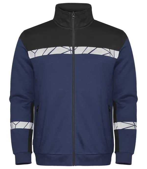 7103 REISVERSCHLUSS-PULLOVER - Marine/schwarz