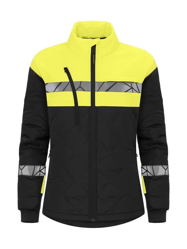 7421 LEICHTE DAMEN JACKE - Schwarz/gelb