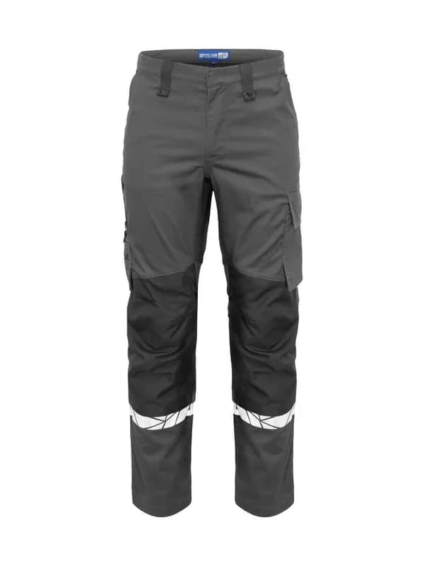 7508 ARBEITSHOSE (Taschen für Knieschutzer) - Grau/schwarz