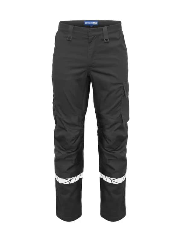 7508 ARBEITSHOSE (Taschen für Knieschutzer) - Schwarz/schwarz