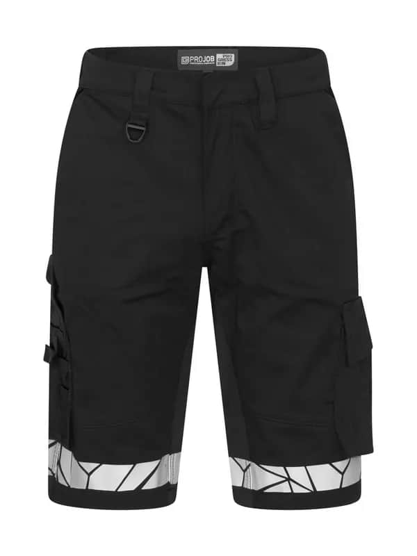 7510 ARBEITSKURZHOSE STRETCH - Schwarz/Schwarz