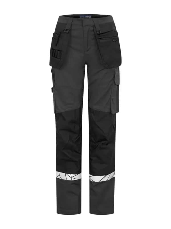 7513 DAMEN ARBEITSHOSE DAMEN - Grau/schwarz