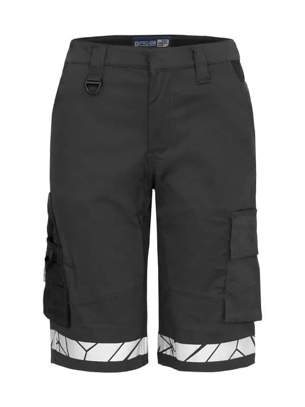 7514 DAMEN ARBEITSKURZHOSE - Grau/schwarz