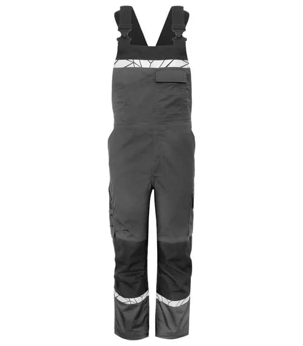 7600 LATZHOSE 9910-HOCHTSICHTBAR - Grau/schwarz