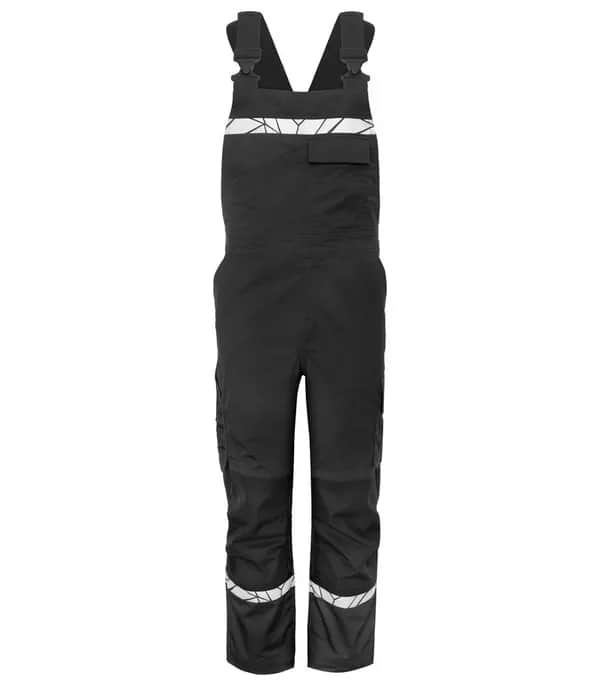 7600 LATZHOSE 9910-HOCHTSICHTBAR - Schwarz/Schwarz