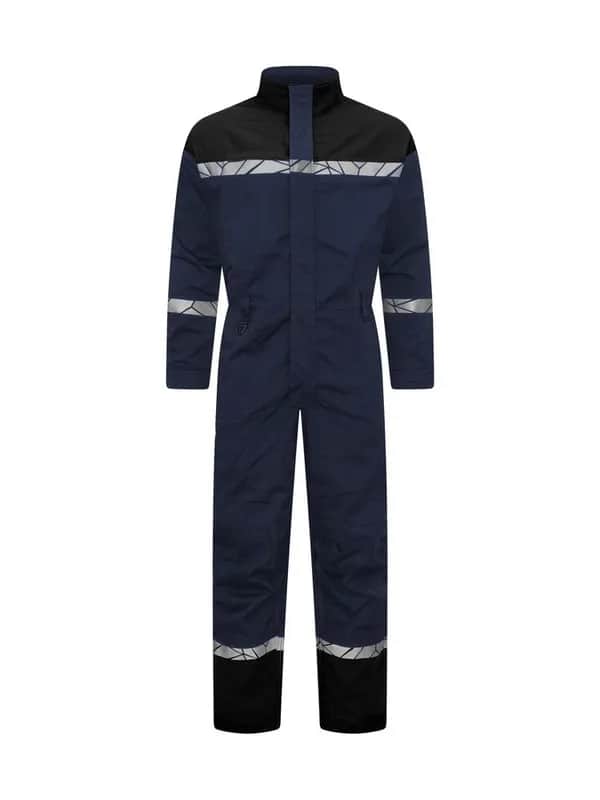 7601 OVERALL 9910-HOCHTSICHTBAR - Marine/schwarz