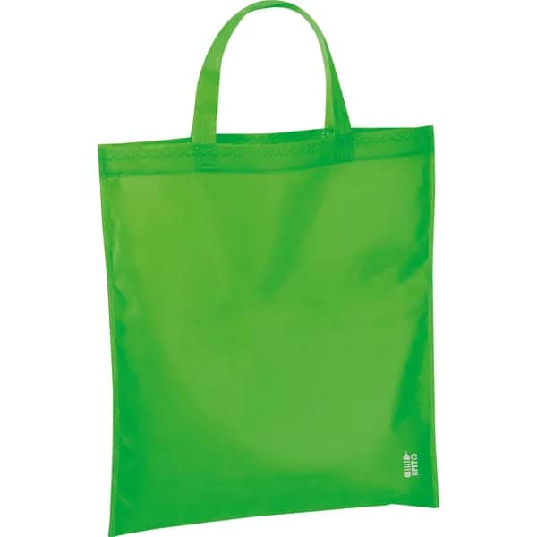 Einkaufstasche aus recyceltem Non Woven PELAGIA - apfelgrün