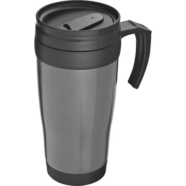Isolierbecher aus Kunststoff, 400ml JOYCE - grau