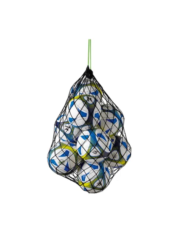Ballnetz für 10 Bälle - schwarz/green