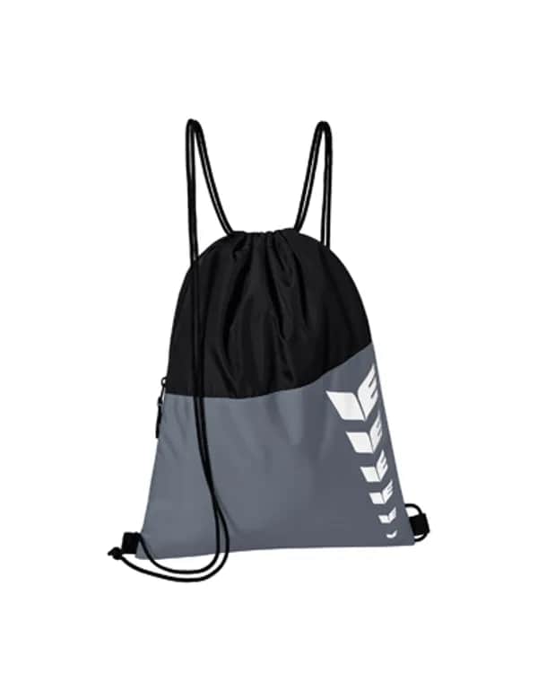 SIX WINGS Turnbeutel - slate grey/schwarz