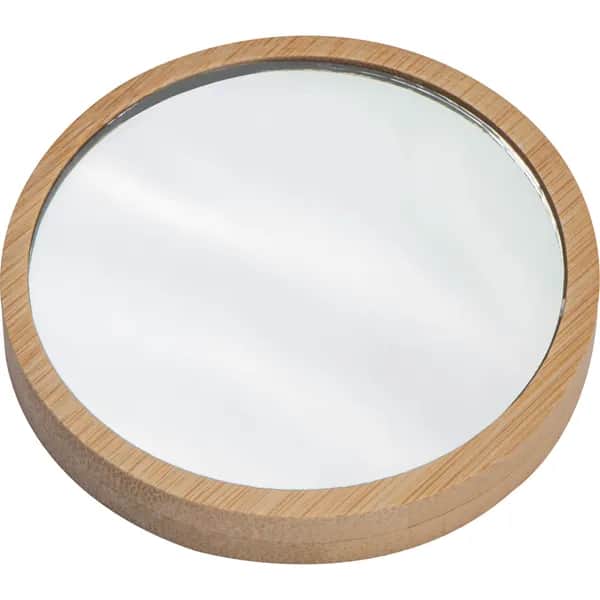 Schminkspiegel aus Bambus LONGIN - beige