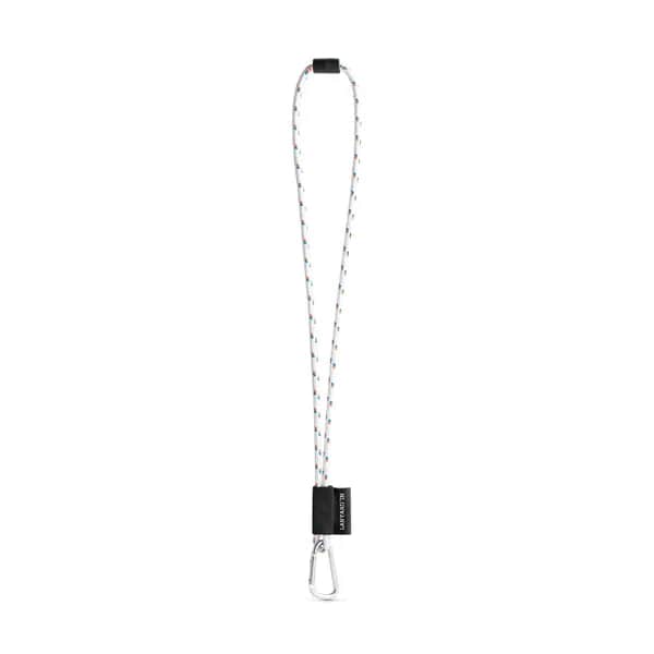 SET Lanyard NAUTIC Long (Ø 7 mm) mit 55 mm D-förmigem Karabiner und Ø 7 mm Sicherheitsverschluss - 75091 - 301 - Weiß