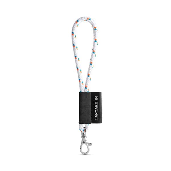 Lanyard NAUTIC Short (Ø 7 mm) Set mit 9 mm Schnappkarabiner - 75092 - 301 - Weiß