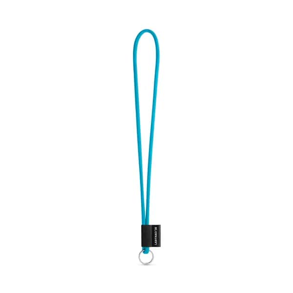 SET Lanyard TUBE Lang (Ø 7 mm) mit Ring Ø 32 mm - 75093 - 304 - Hellblau