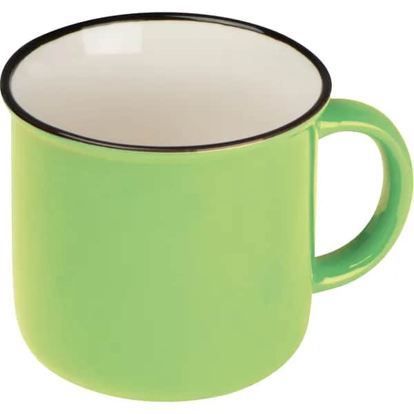 Nostalgietasse aus Keramik, 350ml RAYMOND - grün