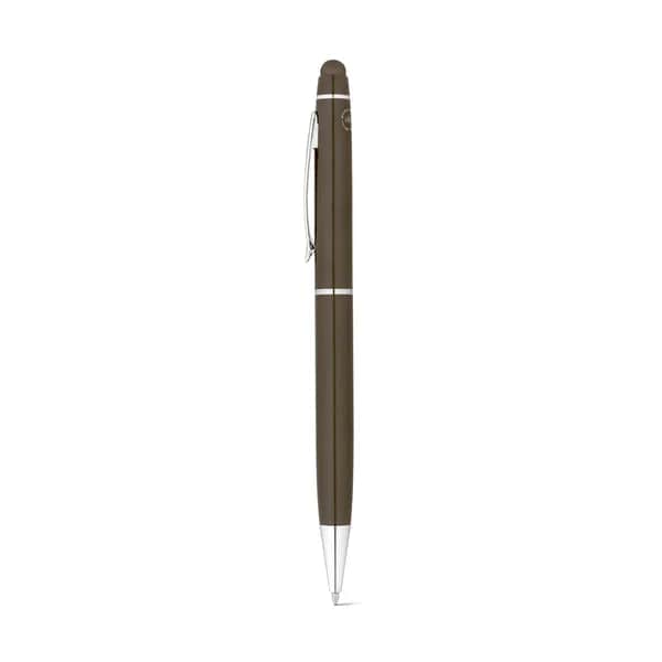 Kugelschreiber aus recyceltes Aluminium (100 % rAL) mit Touchpen-Spitze - JULIE - Gewehrmetall
