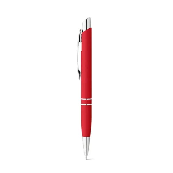 Aluminium-Kugelschreiber mit Clip - MARIETA SOFT - Rot