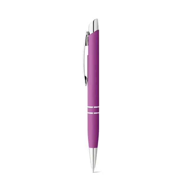 Aluminium-Kugelschreiber mit Clip - MARIETA SOFT - Violett