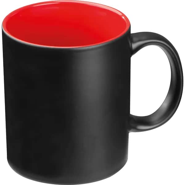 Tasse aus Porzellan, 300ml ZANE - rot
