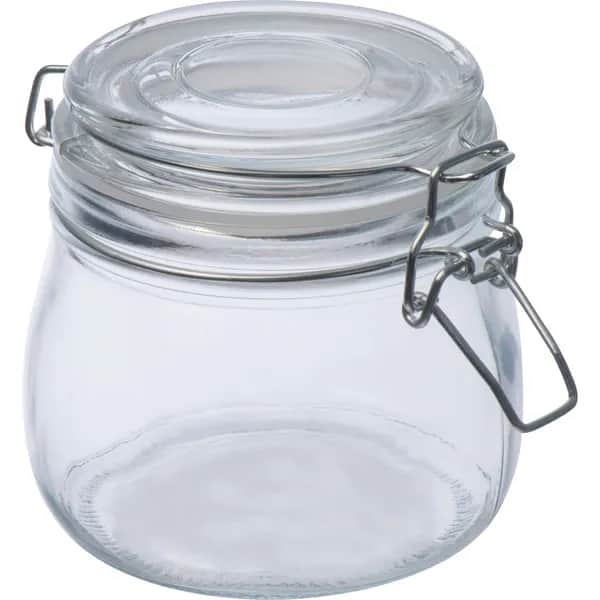 Verschließbares Aufbewahrungsglas, 400ml CORDULA - transparent