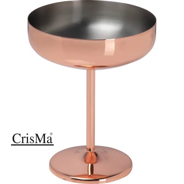 CrisMa Stilbecher mit Kupfer, 300ml EUGENIA - kupfer