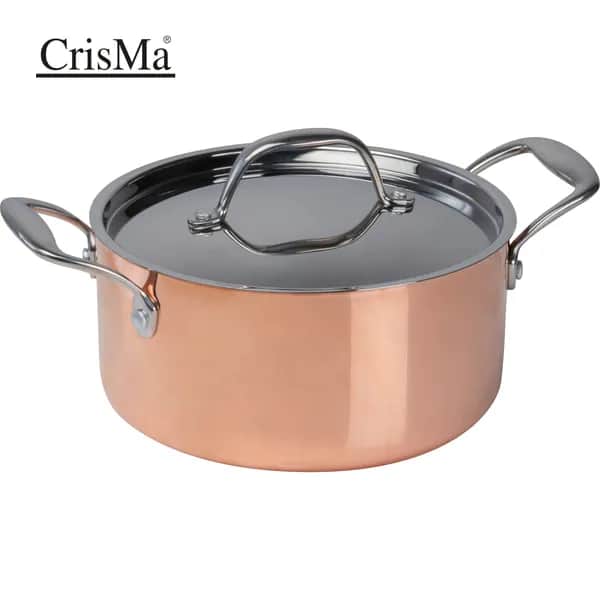CrisMa Induktionskochtopf 2000ml AGATA - kupfer