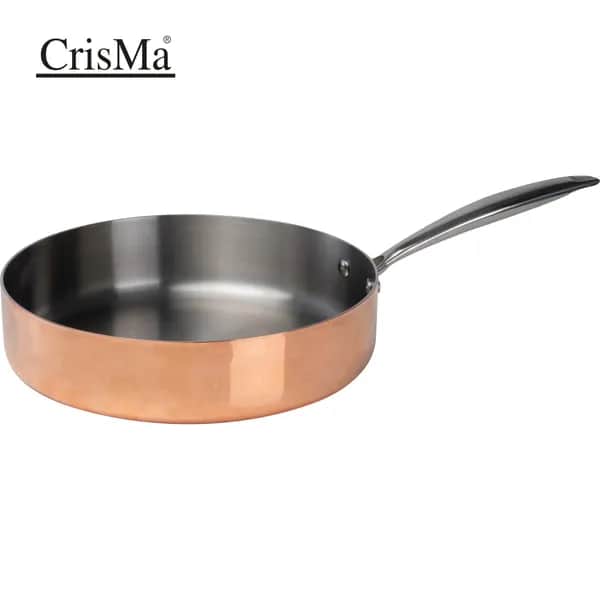 CrisMa Induktionsbratpfanne mit hohem Rand  BERTHA - kupfer