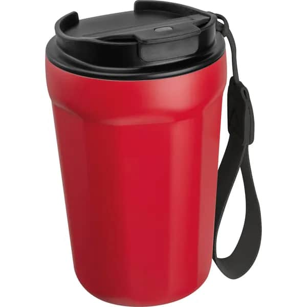 Vakuum Edelstahltrinkbecher MARCELA - rot