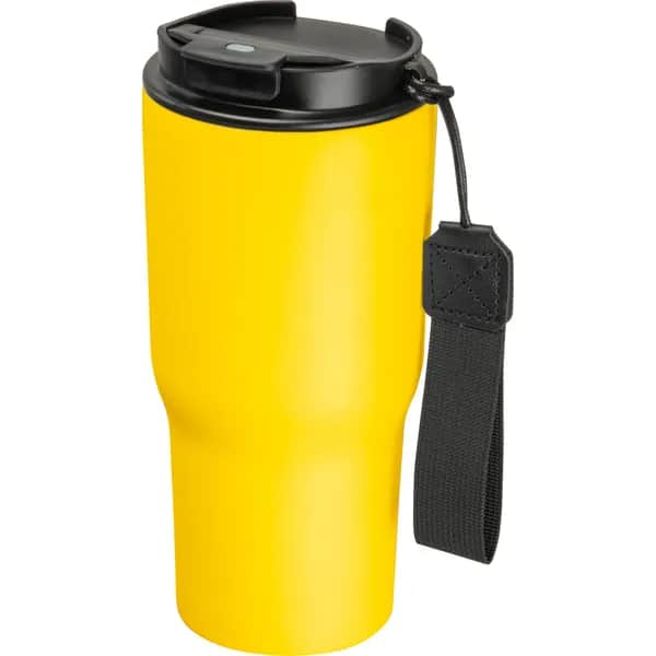 Vakuum Edelstahltrinkbecher, 550ml DANA - gelb