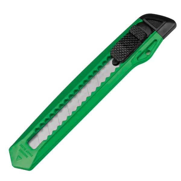 Kartonmesser aus Kunststoff INGO - grün