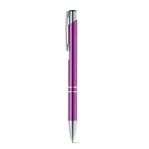 Aluminium-Kugelschreiber mit Clip - BETA - Violett