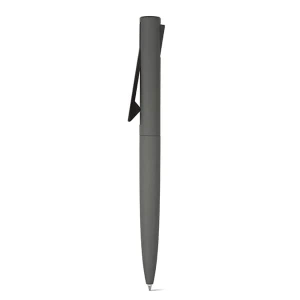 Recyceltes Aluminium (100% rAL) - und Recyceltes ABS-Kugelschreiber mit Clip - CONVEX - Gewehrmetall