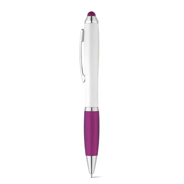 Kugelschreiber mit Drehmechanik und Metallclip - SANS - Violett