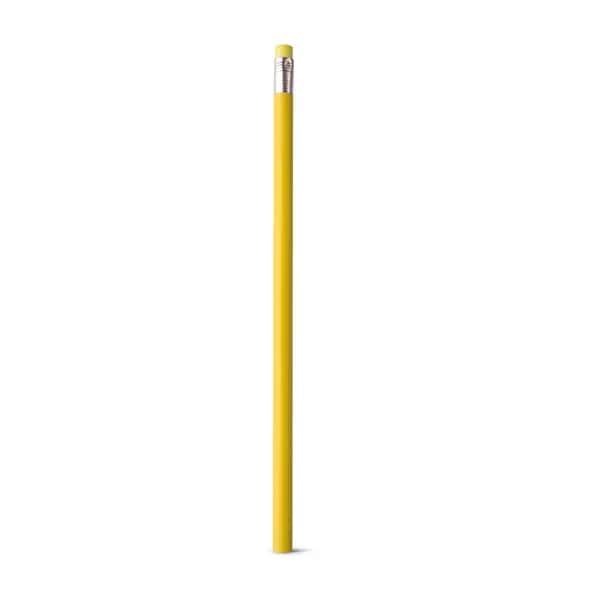 Graphitstift mit Radiergummi und Härtegrad HB - ATENEO - Gelb